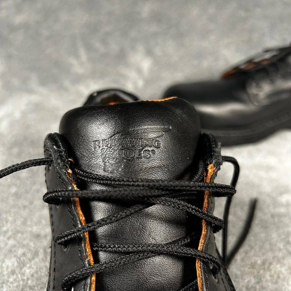 Red Wing Work Shoes StitchMax 6703 Oxford Aluminum Toe Black Leather Mens 8.5 EE